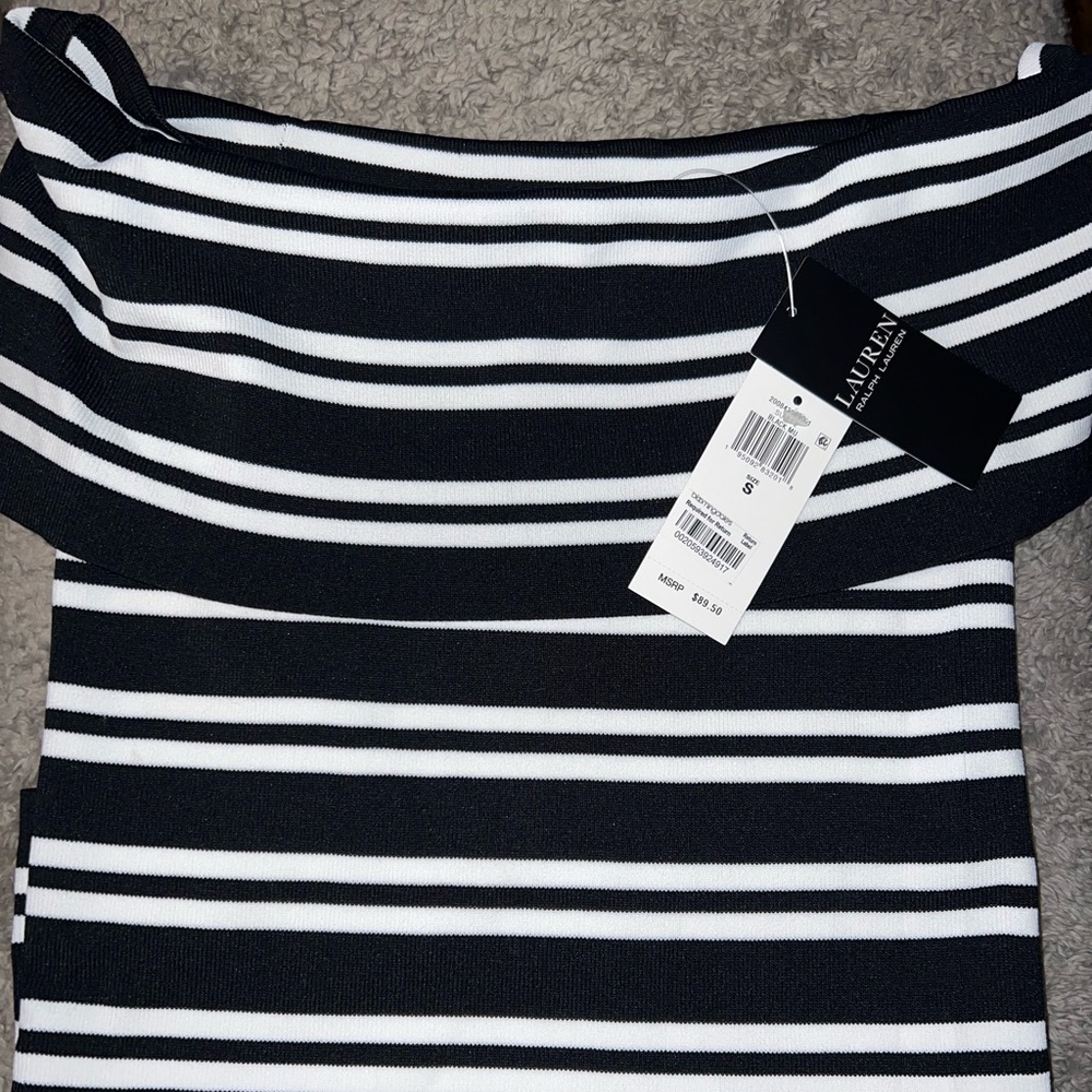Ralph Lauren off the shoulders